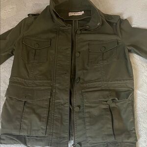 Tory Burch Olive Utility Jacket